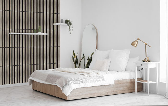 Akustikpanel Square Grey Oak 22 x 520 x 520 mm 2-pack Fibrotech